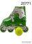 Imagen de PATIN ROLLER 33-36 CON ESTUCHE VERDE 6.25